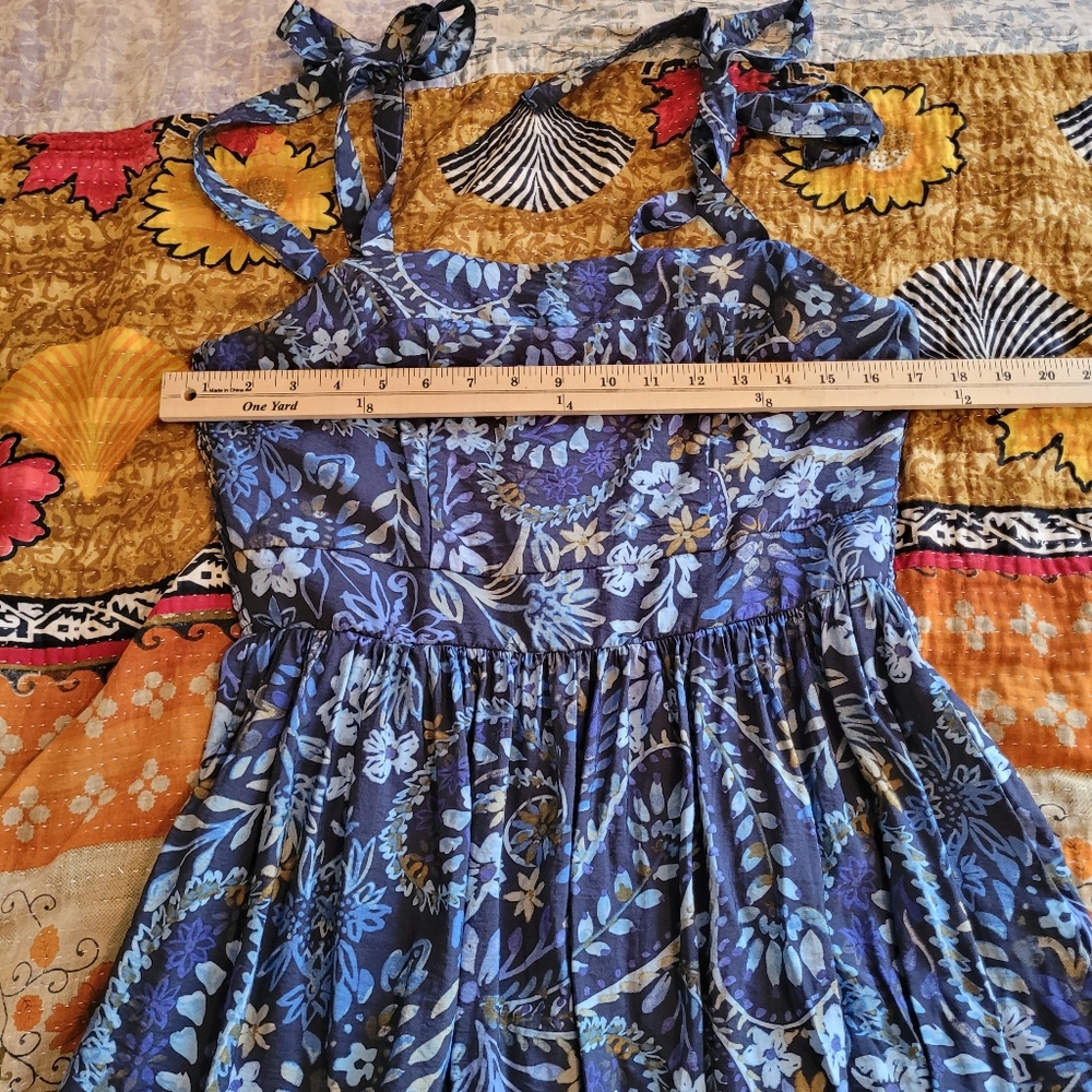 Floral Maxi Skirt in Navy Blue, Rachel Zoe, L, See Pics For Details - Picture 5 of 16